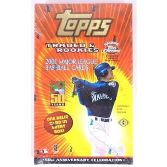 2001 Topps Traded & Rookies Baseball Hobby Box (Reed Buy)
