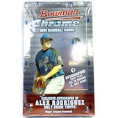 2005 Bowman Chrome Baseball Hobby Box (Reed Buy)