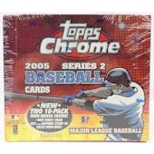 2005 Topps Chrome Series 2 Baseball Hobby Box (Reed Buy)