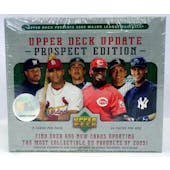 2005 Upper Deck Update Prospect Edition Baseball Hobby Box (Reed Buy)