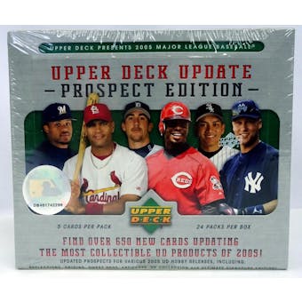 2005 Upper Deck Update Prospect Edition Baseball Hobby Box (Reed Buy)