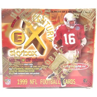 1999 Fleer Skybox E-X Century Football Hobby Box (Reed Buy)