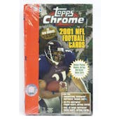 2001 Topps Chrome Football Hobby Box (Reed Buy)