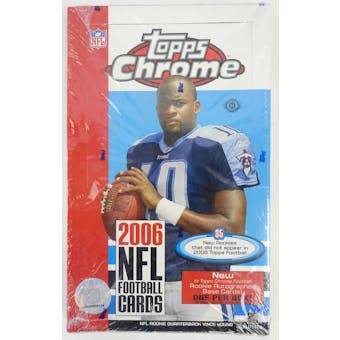 2006 Topps Chrome Football Hobby Box (Reed Buy)