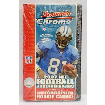 2007 Bowman Chrome Football Hobby Box (Reed Buy)