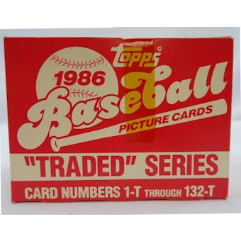 1986 Topps Traded Baseball Factory Set Tape Intact (Reed Buy)
