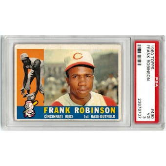 1960 Topps Baseball #490 Frank Robinson PSA 3 (VG) *6707*
