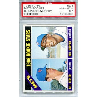 1966 Topps #574 Mets Rookies PSA 8.5 *8335 (Reed Buy)