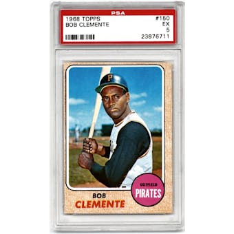 1968 Topps Baseball #150 Bob Clemente PSA 5 (EX) *6711*