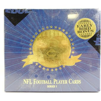1996 Collector's Edge Presidents Reserve Series 1 Football Hobby Box (Reed Buy)