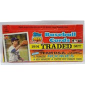 1991 Topps Traded & Rookies Baseball Retail Factory Set (Reed Buy)