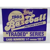 1985 Topps Traded & Rookies Baseball Factory Set (Tape Intact) (Reed Buy)