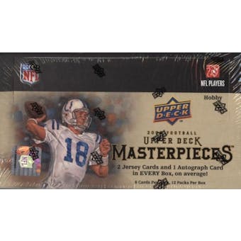 2008 Upper Deck Masterpieces Football Hobby Box