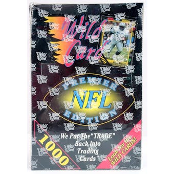 1991 Wild Card NFL Football Premier Edition Hobby Box (Reed Buy)