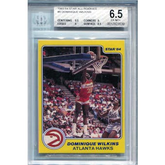 1983/84 Star All-Rookies #8 Dominique Wilkins BGS 6.5 *3539 (Reed Buy)