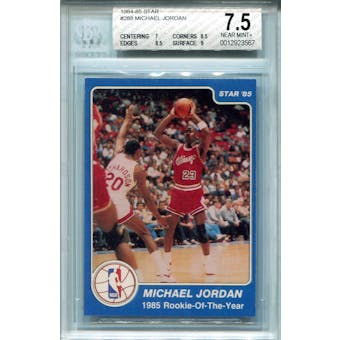 1984/85 Star #288 Michael Jordan ROY BGS 7.5 *3567 (Reed Buy)