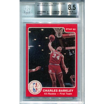 1985/86 Star All-Rookie Team #3 Charles Barkley BGS 8.5 *3587 (Reed Buy)
