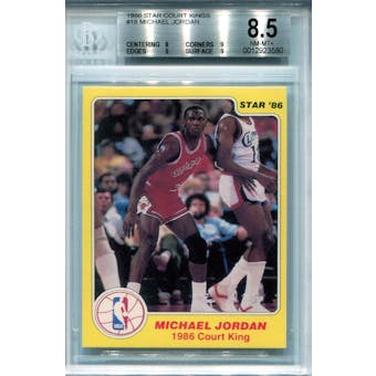 1986 Star Court Kings #18 Michael Jordan BGS 8.5 *3580 (Reed Buy)