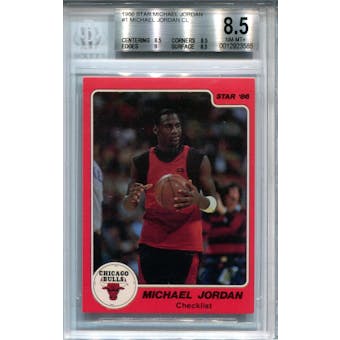 1986 Star Michael Jordan 10 Card Set #1 BGS 8.5 *3585 (Reed Buy)