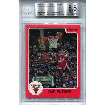 1986 Star Michael Jordan 10 Card Set #10 BGS 8.5 *3521 (Reed Buy)