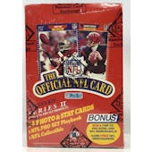 1989 Pro Set Series 2 Football Wax Box (BBCE) (Reed Buy)