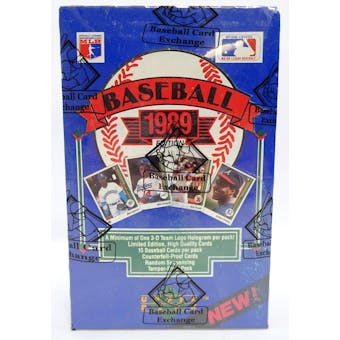 1989 Upper Deck Low # Baseball Wax Box (BBCE) (Reed Buy)