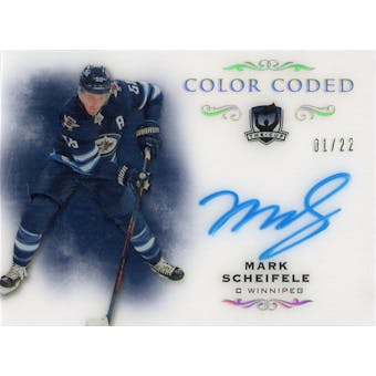 2018/19 The Cup Color Coded Autographs #CCMS Mark Scheifele #/22 (Reed Buy)