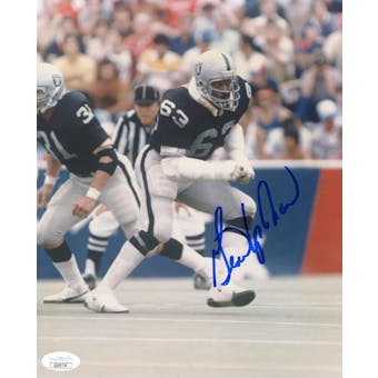 Gene Upshaw Raiders Autographed 8x10 Color Photo JSA QQ09728 (Reed Buy)
