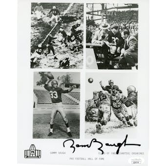 Sammy Baugh Hall of Fame Autographed 8x10 B&W Photo JSA QQ09746 (Reed Buy)