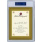 2011 Historic Autographs Whitey Ford HOF Plaque #/100 PSA/DNA AUTH Auto 10 *4770 (Reed Buy)