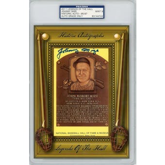 2011 Historic Autographs Johnny Mize HOF Plaque #/97 PSA/DNA AUTH Auto 9 *4722 (Reed Buy)