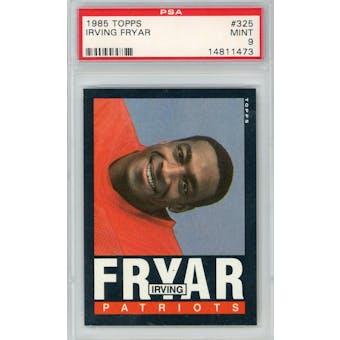 1985 Topps #325 Irving Fryar RC PSA 9 *1473 (Reed Buy)