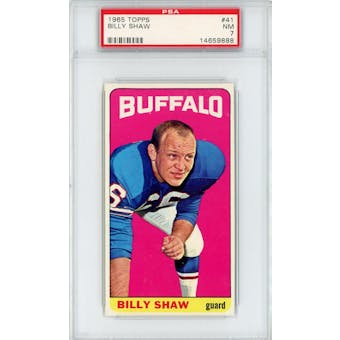 1965 Topps #41 Billy Shaw PSA 7 *9888 (Reed Buy)