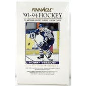 1993/94 Pinnacle Series 2 Hockey Hobby Box (Reed Buy)