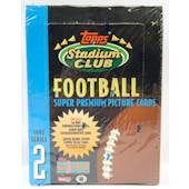 1993 Topps Stadium Club Series 2 Football Hobby Box (Reed Buy)