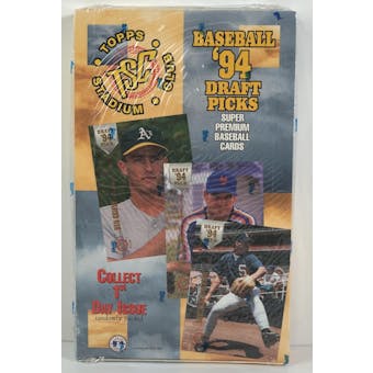 1994 Topps Stadium Club Draft Picks Baseball Hobby Box (Reed Buy)