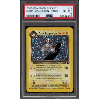 Pokemon Team Rocket Dark Magneton 11/82 PSA 6