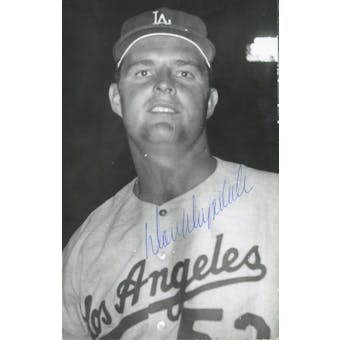 Don Drysdale Dodgers Autographed Postcard JSA QQ09696 (Reed Buy)
