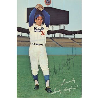 Sandy Koufax Dodgers Autographed Postcard JSA QQ09699 (Reed Buy)