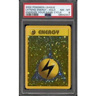 Pokemon Energize Your Game League Promo Lightning Energy PSA 8