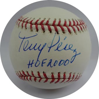 Tony Perez Autographed MLB Baseball (HOF 2000) PSA P70453 (Reed Buy)
