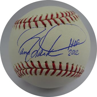 Barry Larkin Autographed MLB Baseball (HOF 2012) W490494 (Reed Buy)