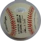 Johnny Mize Autographed NL White Baseball JSA QQ09627 (Reed Buy)