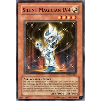Yu-Gi-Oh Promo Single Silent Magician LV4 Super Rare NTR