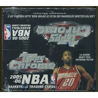 2005/06 Topps Chrome Basketball Retail Box