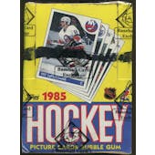 1985/86 Topps Hockey Wax Box (BBCE) (X-OUT)