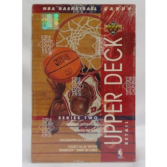 1993/94 Upper Deck Series 2 Basketball Retail Box (Reed Buy)