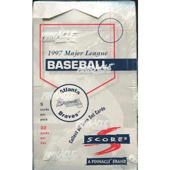 1997 Score Atlanta Braves Baseball Box
