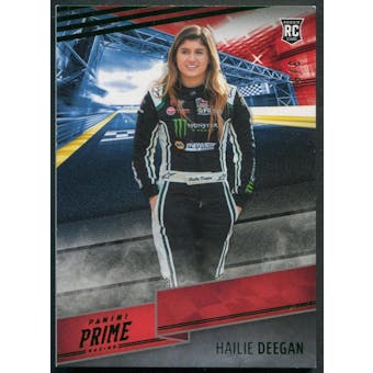 2019 Panini Prime #61 Hailie Deegan Emerald Rookie #3/5