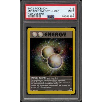 Pokemon Neo Destiny Miracle Energy 16/105 PSA 9